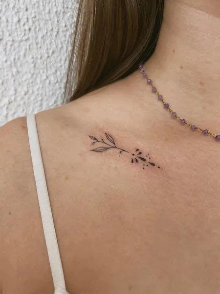 attractive female unique collar bone tattoos|Collar Bone Tattoos: 150+ Stunning Designs & Meanings